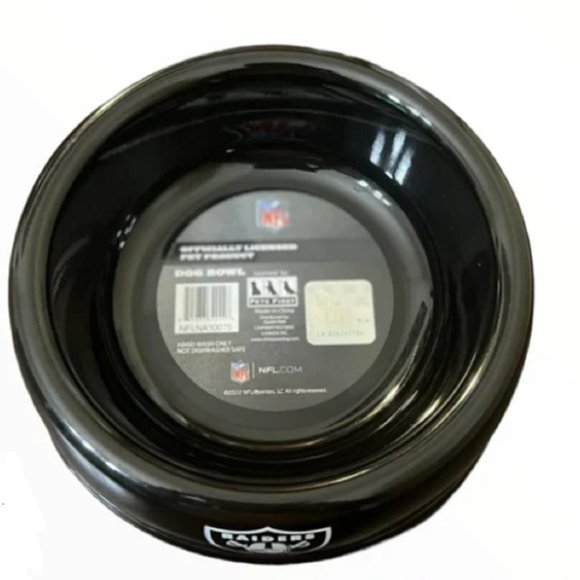 (3) Official NFL Raiders Team Pet Dish Bowl. Great Pet Essentials. - Picture 2 of 2